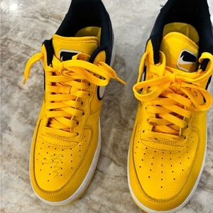 Yellow Athletic Sneakers